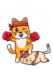 Meow Thai Thaiboxing Cat Kitten Martial Arts PNG T-Shirt