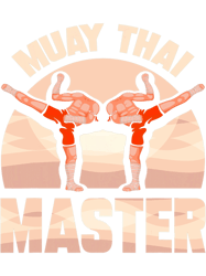 muay thai master fighter martial arts boxing hobby png t-shirt