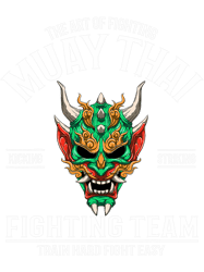 Muay Thai Oni Demon 21 PNG T-Shirt