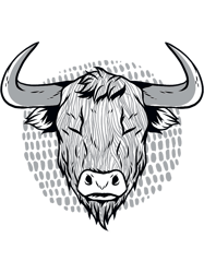 Scotland Highland Cattle Head Livestock Breeder Farmer PNG T-Shirt