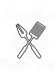 Smoke Master Chef Funny BBQ Smoke that Meat PNG T-Shirt