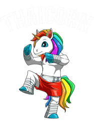 Thaicorn Muay Thai Unicorn 2Thai Boxing Fighting Unicorn PNG T-Shirt