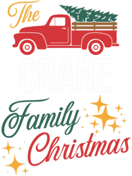 the crane family christmas matching pajamas group gift png t-shirt