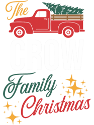 The Crow Family Christmas Matching Pajamas Group Gift PNG T-Shirt