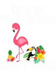 This Is My Flamingo Costume Tropical Flamingo Halloween PNG T-Shirt