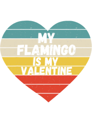Valentines Day my lamingo is my valentine For Him Kids Boys PNG T-Shirt