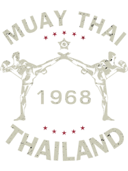 Vintage Muay Thai Tiger Fighter Training Martial Arts MMA PNG T-Shirt