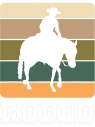 Vintage Retro Rodeo Time Rider Horses Cowboy 22 PNG T-Shirt