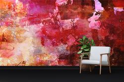 art deco wallpaper, stick on wallpaper art deco, 3d wall mural, housewarming gift,  digital paper, colorful abstract wal