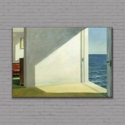 Edward Hopper Rooms by the Sea (1951) Canvas, Edward Hopper Poster, Edward Hopper Rolled Canvas, Edward Hopper exhibitio