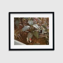 Wall art print, Botanical art prints, Indoor plant illustration, Fairy art
