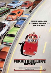 Ferris Bueller's Day Off 1986 Movie POSTER PRINT A5-A2 80s Cult American Cinema Comedy Film Wall Art