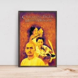 Crouching Tiger, Hidden Dragon Movie Poster, Room Decor, Home Decor, Art Poster for Gift