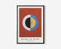 Hilma Af Klint Exhibition Poster, Famous Klint Gallery Wall Art Print, The Swan Print, Museum Poster, Living Room Art, I