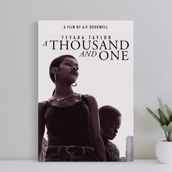 A Thousand and One (2023) - Movie Poster, Wall Art Film Print, Art Poster for Gift, Home Decor Poster, (No Frame)-1