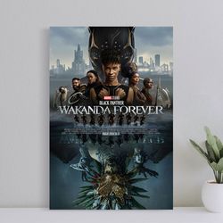 Black Panther Wakanda Forever (2023) Movie Poster, Wall Art Film Print, Art Poster for Gift, Home Decor Poster, (No Fram