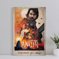 Andor Movie Poster TV Series, Wall Art Film Print, Art Poster for Gift, Halloween Decor Poster, halloween gift for men P