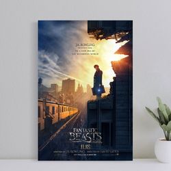 Fantastic Beasts And Where To Find Them Newt Scamander Movie Poster, Wall Art Film Print, Art Poster for Gift, Home Deco