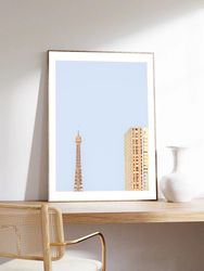 Paris Poster, Tower Duo by Laura Sanchez, Tower, Paris Photography, Minimalist, museum quality paper