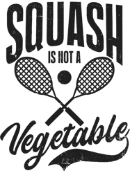 Not A Vegetable Design Squash Player