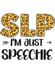Speech Therapist Therapy Assistant SLP Leopard Cheetah Slp 5 5