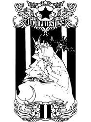 Tarot Card Shirt High Priestess Occult Scary Gothic