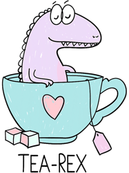Tea Rex Funny TRex Dinosaur Joke Tyrannosaurus