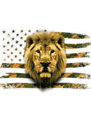 Patriotic American Flag Lion Camo Military Soldier Christian 21, Png, Png For Shirt, Png Files For Sublimation, Digital