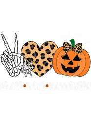 Peace Love Halloween Scary Pumpkin Leopard skeleton, Png, Png For Shirt, Png Files For Sublimation, Digital Download,