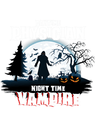 Physician By Day Vampire By Night Halloween Costume, Png, Png For Shirt, Png Files For Sublimation, Digital Download,
