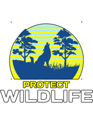 Protect wildlife wolf nature, Png, Png For Shirt, Png Files For Sublimation, Digital Download,