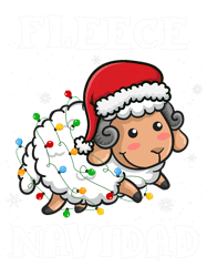 QkYX Fleece Navidad Christmas Feliz Sheep Santa Hat Xmas, Png, Png For Shirt, Png Files For Sublimation, Digital Downloa