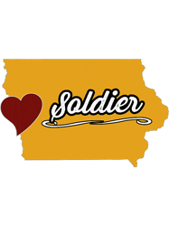 SOLDIER IOWA 2IA USA 2Cute Souvenir Merch 2US City State, Png, Png For Shirt, Png Files For Sublimation, Digital Downloa