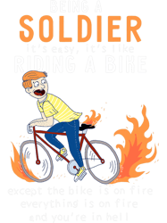 SOLDIER Like Riding Bike Cyclist Funny, Png, Png For Shirt, Png Files For Sublimation, Digital Download,