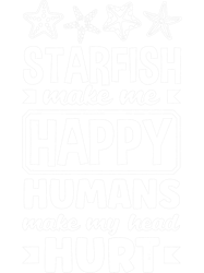 Starfish Makes Me Happy Ocean Animal Starfish, Png, Png For Shirt, Png Files For Sublimation, Digital Download,