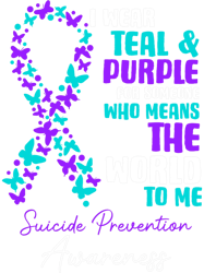 support awareness suicide prevention teal 2purple, Png, Png For Shirt, Png Files For Sublimation, Digital Download,