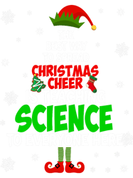 The Best Way To Spread Christmas Cheer Is Teaching Science, Png, Png For Shirt, Png Files For Sublimation, Digital Downl