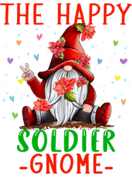 The Happy Soldier Gnome Christmas Soldier Christmas, Png, Png For Shirt, Png Files For Sublimation, Digital Download,