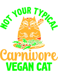 Vegan Cat Lover Nature Healh Vegetable Lifestyle Vegetarian, Png, Png For Shirt, Png Files For Sublimation, Digital Down