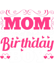 Womens Mom Of The Birthday Boy Matching Family Party Outfit 21, Png, Png For Shirt, Png Files For Sublimation, Digital D