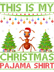 Xmas Ugly Sweater Style Funny Ant Christmas Pajama, Png, Png For Shirt, Png Files For Sublimation, Digital Download,