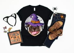 pug halloween shirt  happy halloween  trick or treat  pug lover gift  halloween gifts  all hallows eve  tank top  hoodie