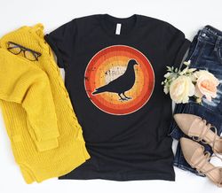Pigeon Retro Shirt  Pigeon Shirt  Pigeon Gifts  Gift for Pigeon Lover  Vintage Sunset Shirt  Pigeon Design  Tank Top  Ho