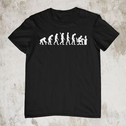 Evolution Gamer T-Shirt, Funny Gamer Gift Men's Gaming T-shirt Gift For Him Father's Day University Student Shirt Colleg
