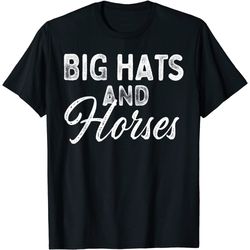 funny horse racing fascinators big hats and horses ky derby t-shirt