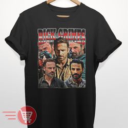 Limited Rick Grimes Vintage T-Shirt, Gift For Women and Man Unisex T-Shirt