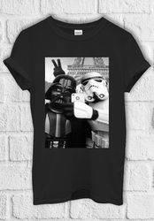 Selfie Photo Darth Vader T Shirt Hoodie Sweatshirt Baseball Pullover Men Women Unisex Baggy Boyfriend Shirt 9
