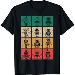 Retro Robots Evolution Robot T-Shirt