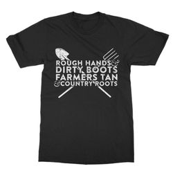 Rough Hands Dirty Boots Classic Adult T-Shirt