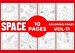 Space Coloring Pages Vol-11